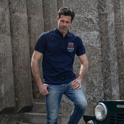 NAVY POLO SHIRT GENTLEMAN DRIVER