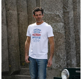 T-SHIRT GENTLEMAN DRIVER BLANC