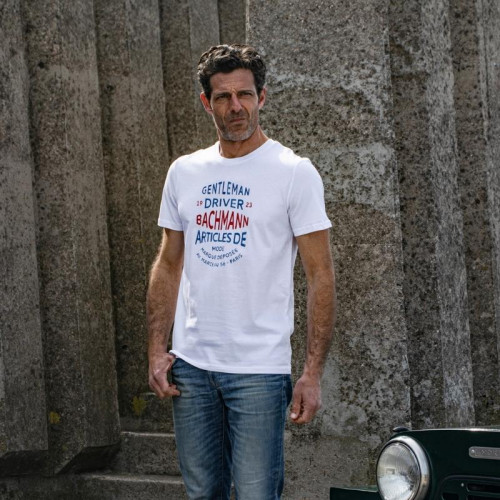 T-SHIRT GENTLEMAN DRIVER BLANC