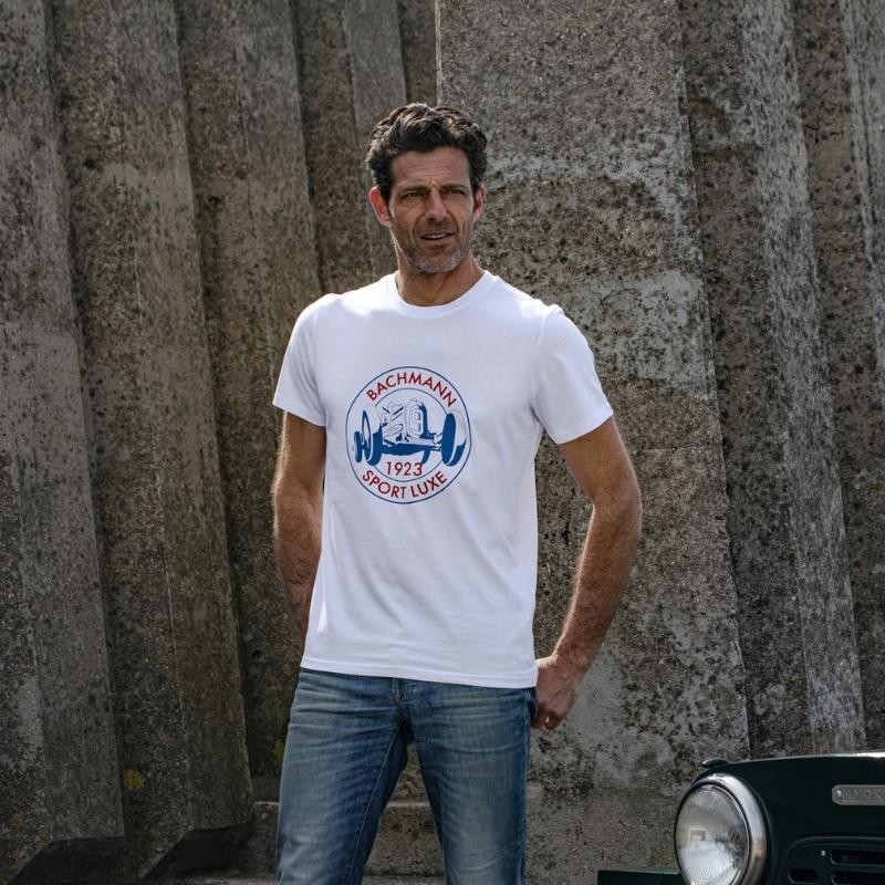 T-shirt Comfort Colors Bleu Talladega - Graphique Voitures De Course, Taille S, Occasion Bon état