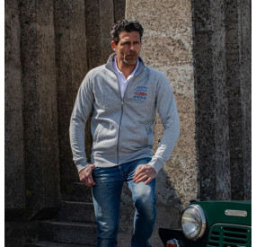 HEATHER GREY DRIVER SWEAT SHIRT