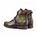 BOTTINES PILOTE PATINE VERTE