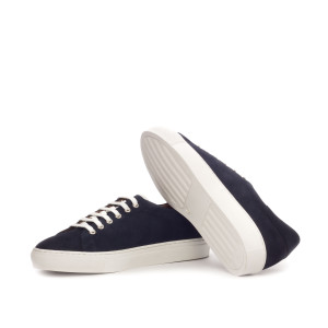 SNEAKERS SUEDE BLEU BACHMANN - HOMME