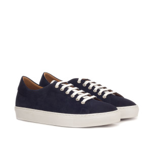 SNEAKERS SUEDE BLEU BACHMANN - HOMME