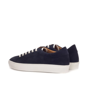 SNEAKERS SUEDE BLEU BACHMANN - HOMME