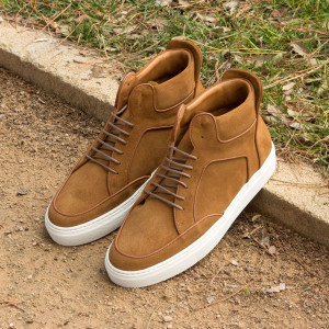 SNEAKERS MONTANTES MARRON BACHMANN - HOMME