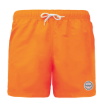 Short de Bain Orange Homme - Look de Plage Fernand Bachmann