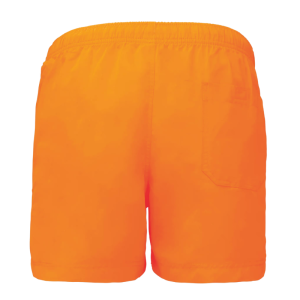 Short de Bain Orange Homme - Look de Plage Fernand Bachmann