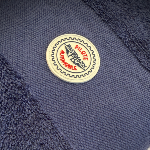 Serviette de Bain Navy - Drap de Plage Chic Bachmann